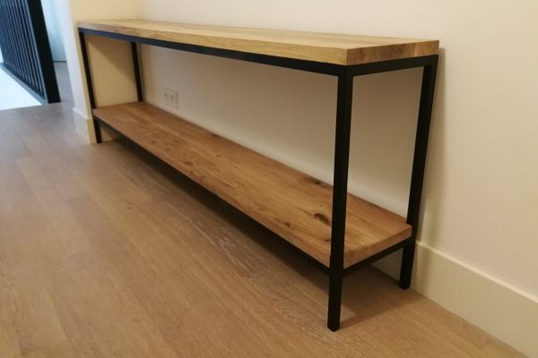 Toffe sidetable op maat (2 plank)